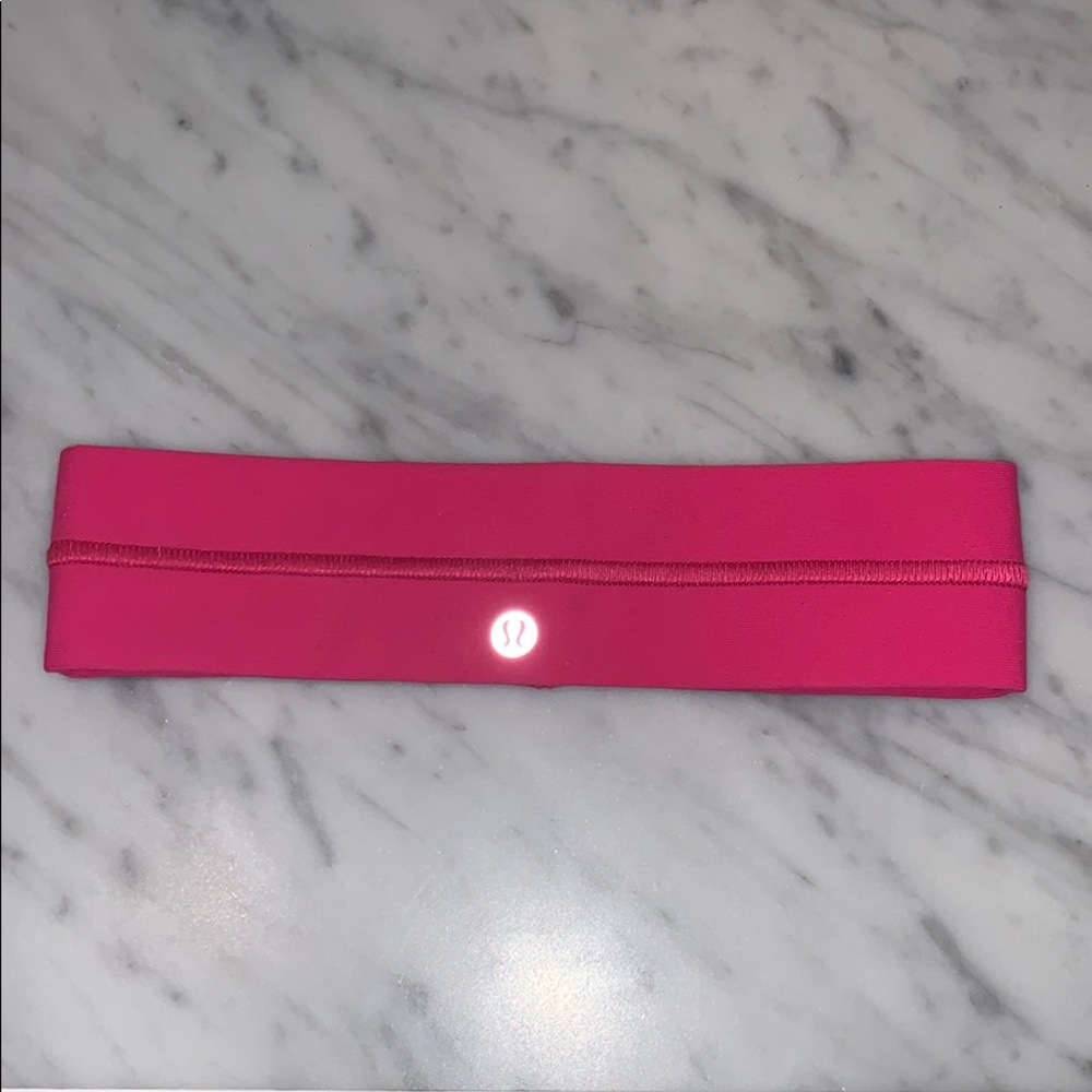 NWOT Hot Pink Lululemon Headband